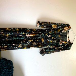 Indigo Rose dress, PL, Black